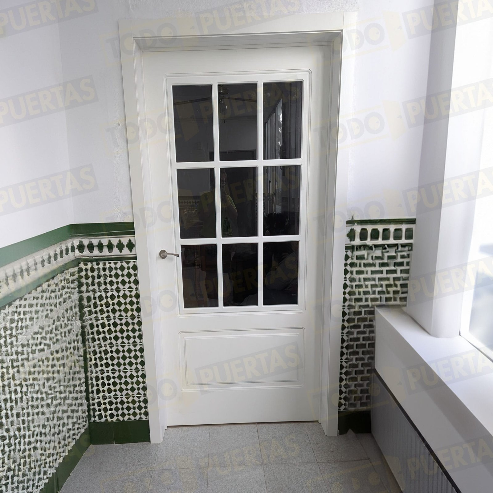 Foto Puertas Lacadas Blancas Rústicas cliente 4