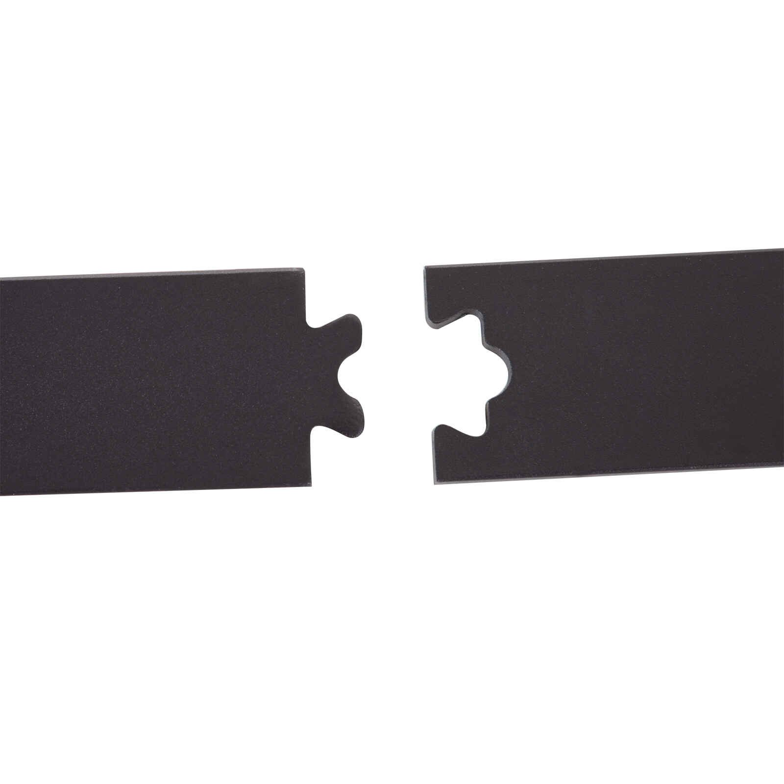 Guía para Puerta Corredera Tipo Rueda de Granero (NEGRA)