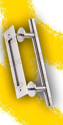 Tirador Mod. T-80-X Inox Barra/Oculto para Puerta Corredera