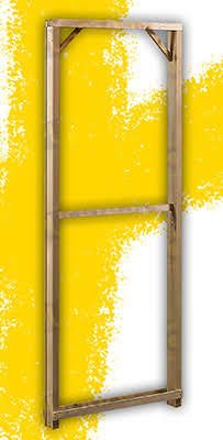 Premarco de 35 mm de madera para puertas simples (block de 1 hoja)