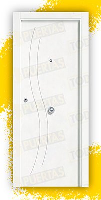 Puerta Block Blindada Mod. Perú 2060x870 mm.