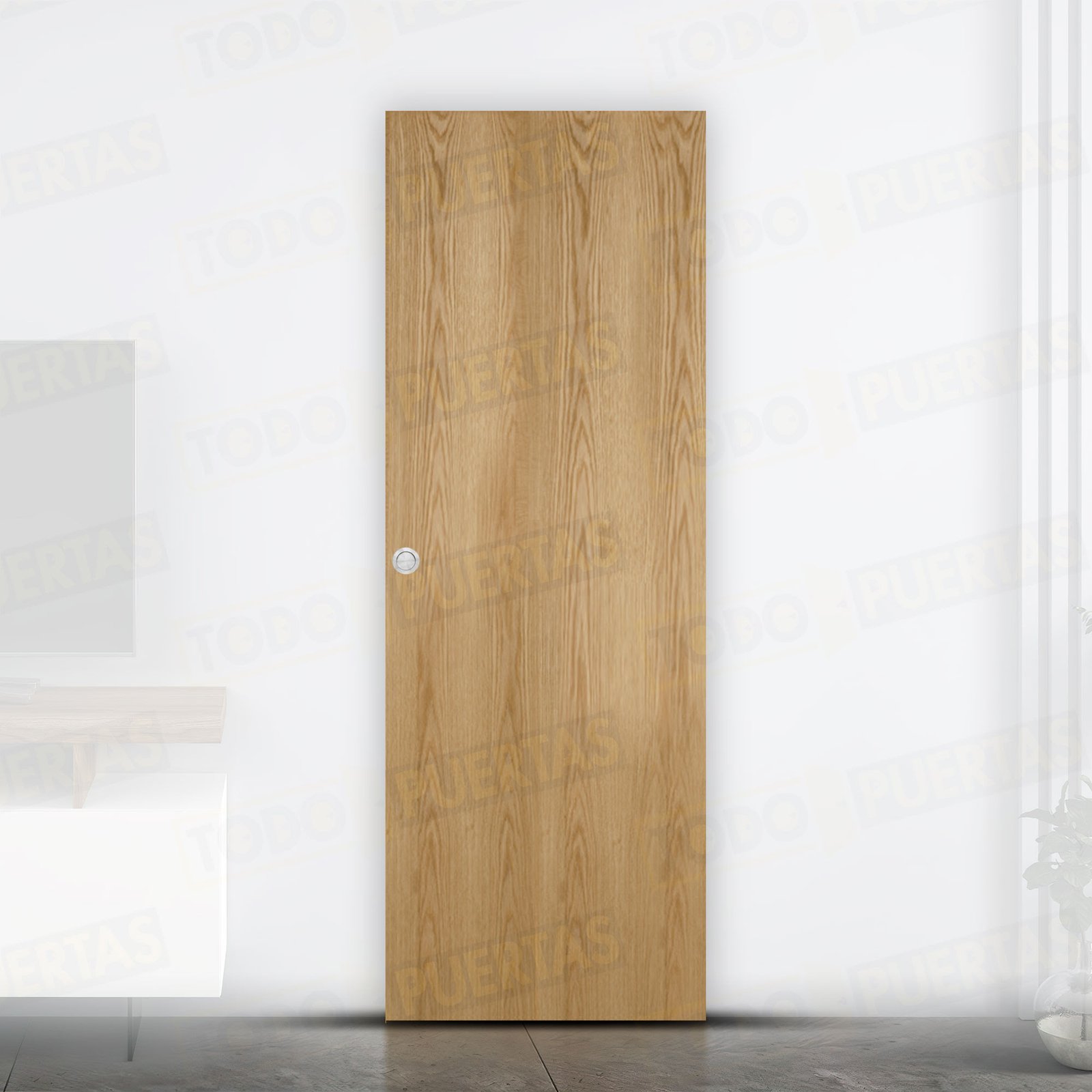 Puerta Corredera Aligerada Mod. Islandia Roble