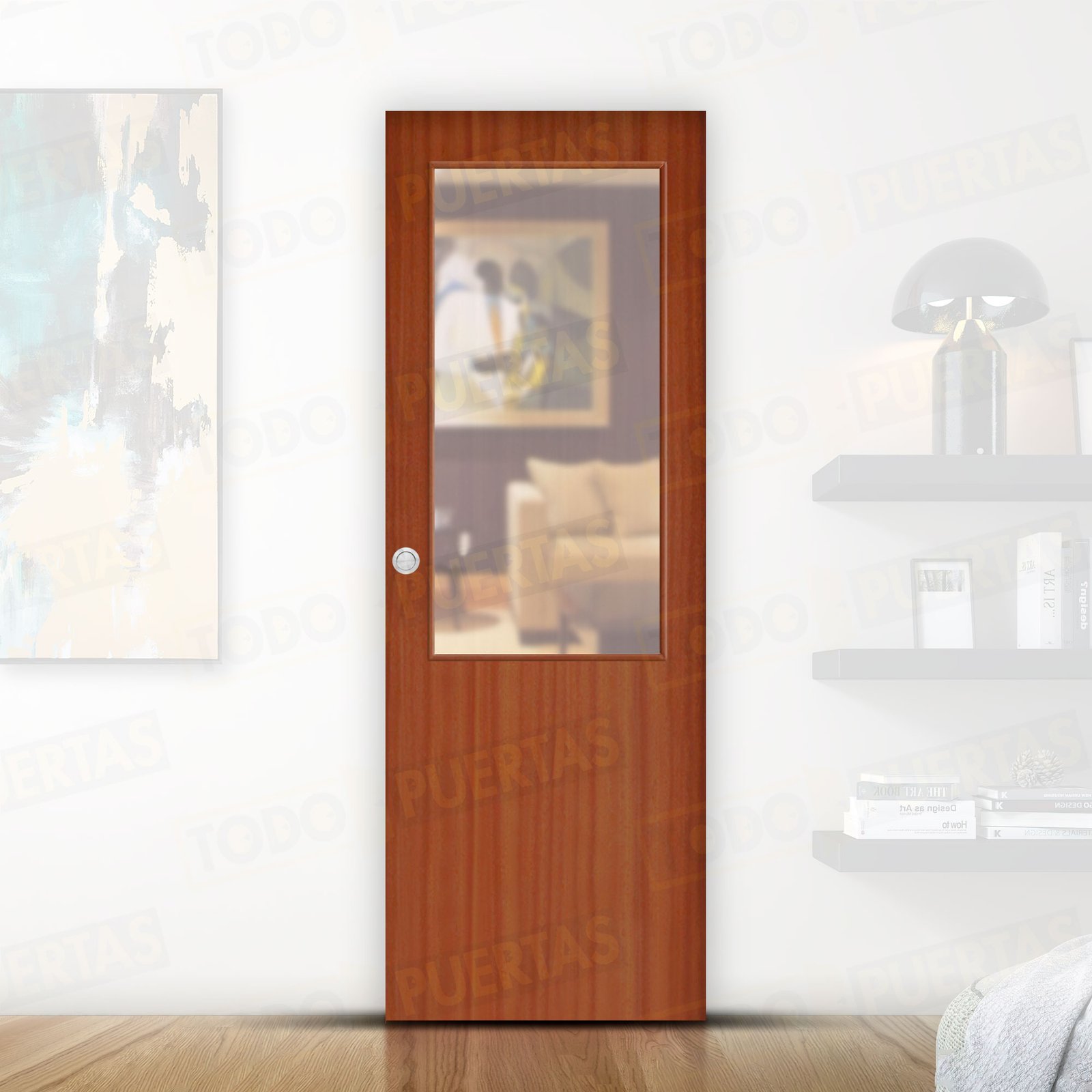 Puerta Corredera Mod. Islandia Sapelly V1C