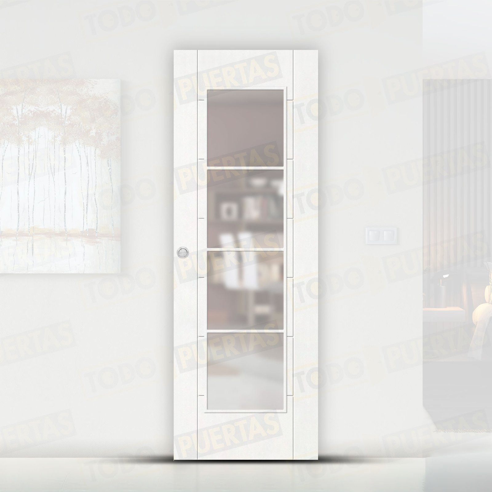 Puerta Corredera Mod. Montecarlo V4
