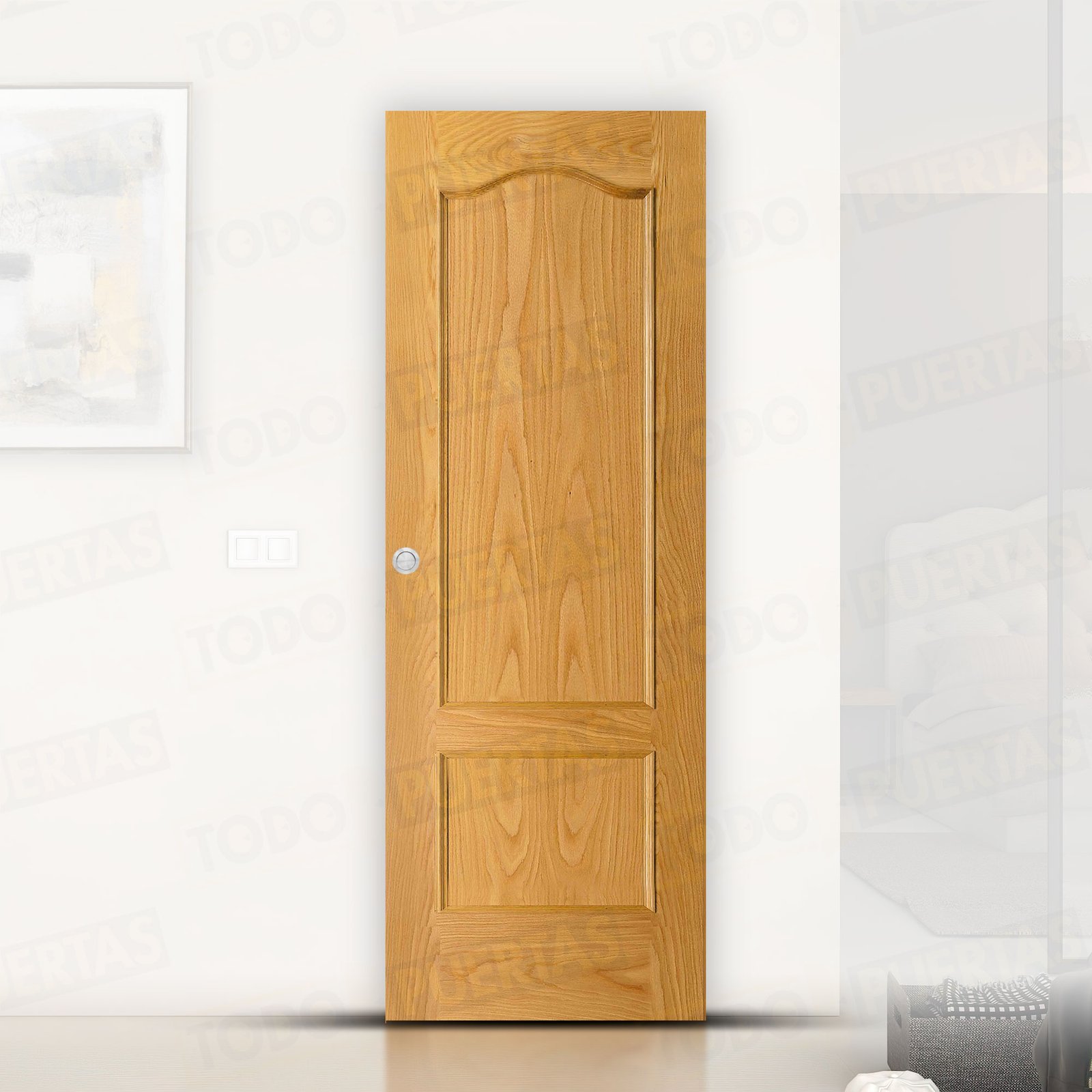 Puerta Corredera Mod. Pinto Roble