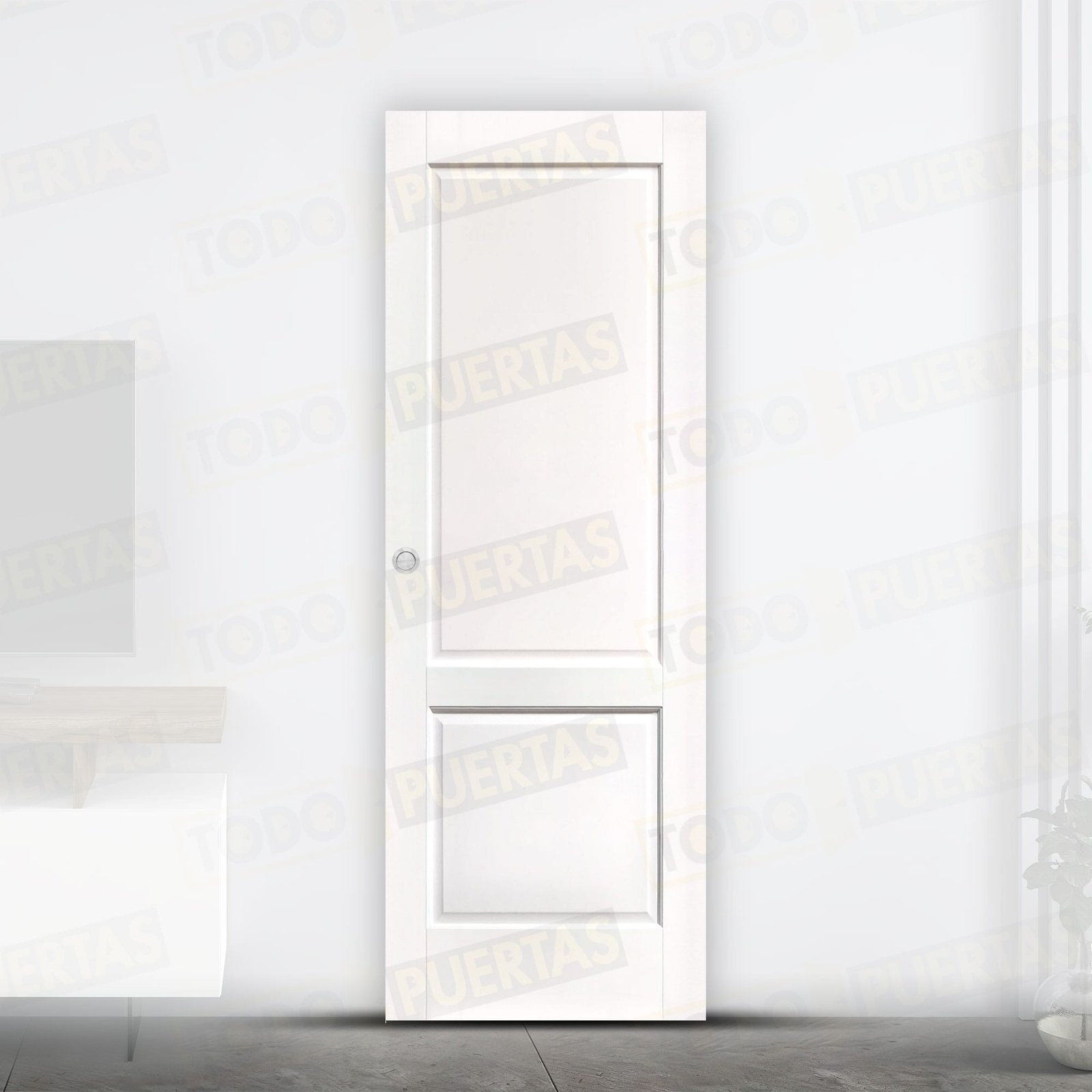 Puerta Corredera Mod. Altea Lacada Blanca
