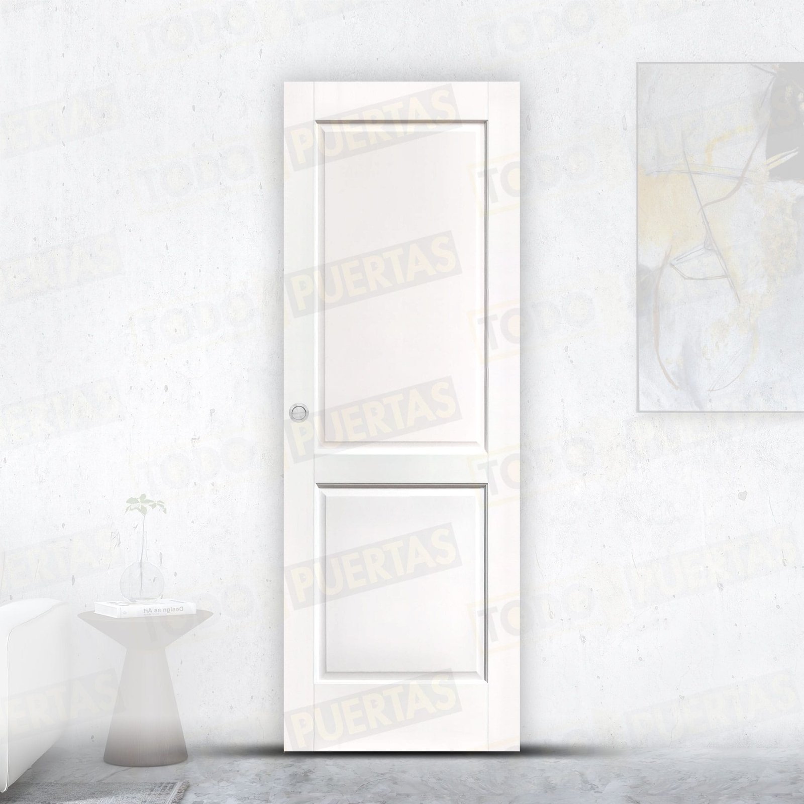 Puerta Corredera Mod. Herodoto Lacada Blanca