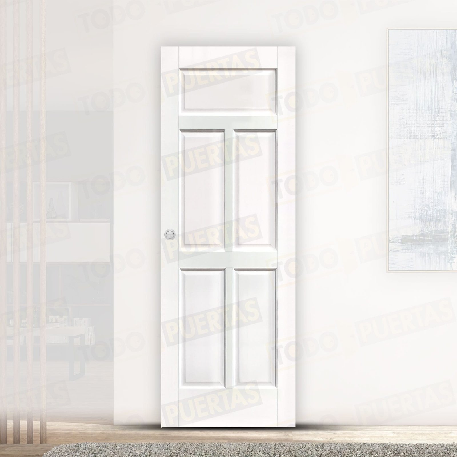 Puerta Corredera Mod. Jambrina Lacada Blanca