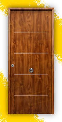 Puerta Galvanizada 1105 / 1110 Saga 100 Embero (Cara Interior Lisa)