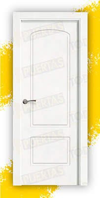 Puerta Block Maciza Lacada Blanca Mod. Ghana