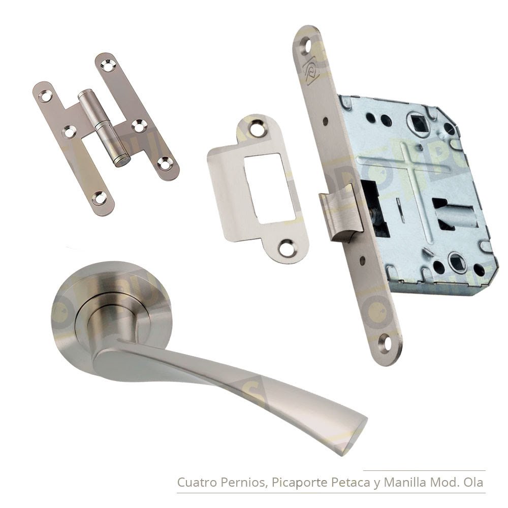 Puerta Block Maciza ColorLac5012 Mod. Gabón