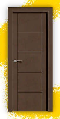 Puerta Block Maciza Lacada RAL 8028 Mod. Budapest