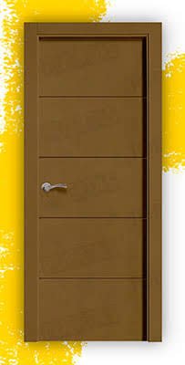 Puerta Block Maciza Lacada RAL 8008 Mod. Dakar
