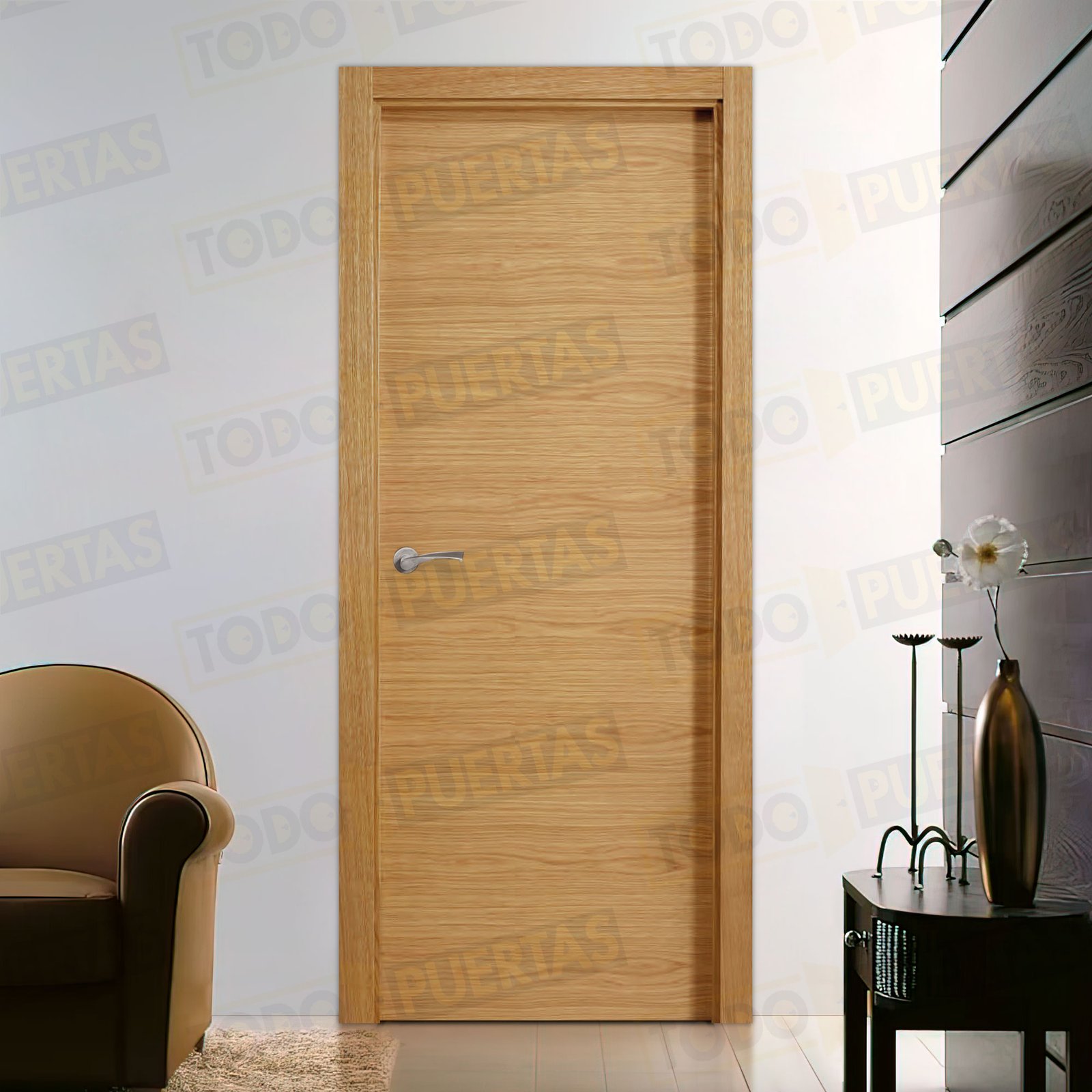 Puerta Block de Alta Calidad Mod. Palermo Roble