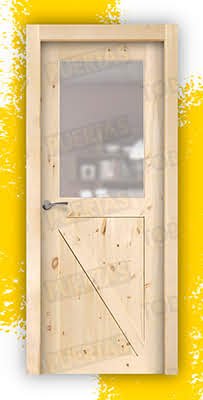 Puerta Granero Block Madera Mod. GR001 V1Z (CRUDO)