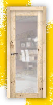 Puerta Granero Block Madera Mod. GR005 V1 (CRUDO)