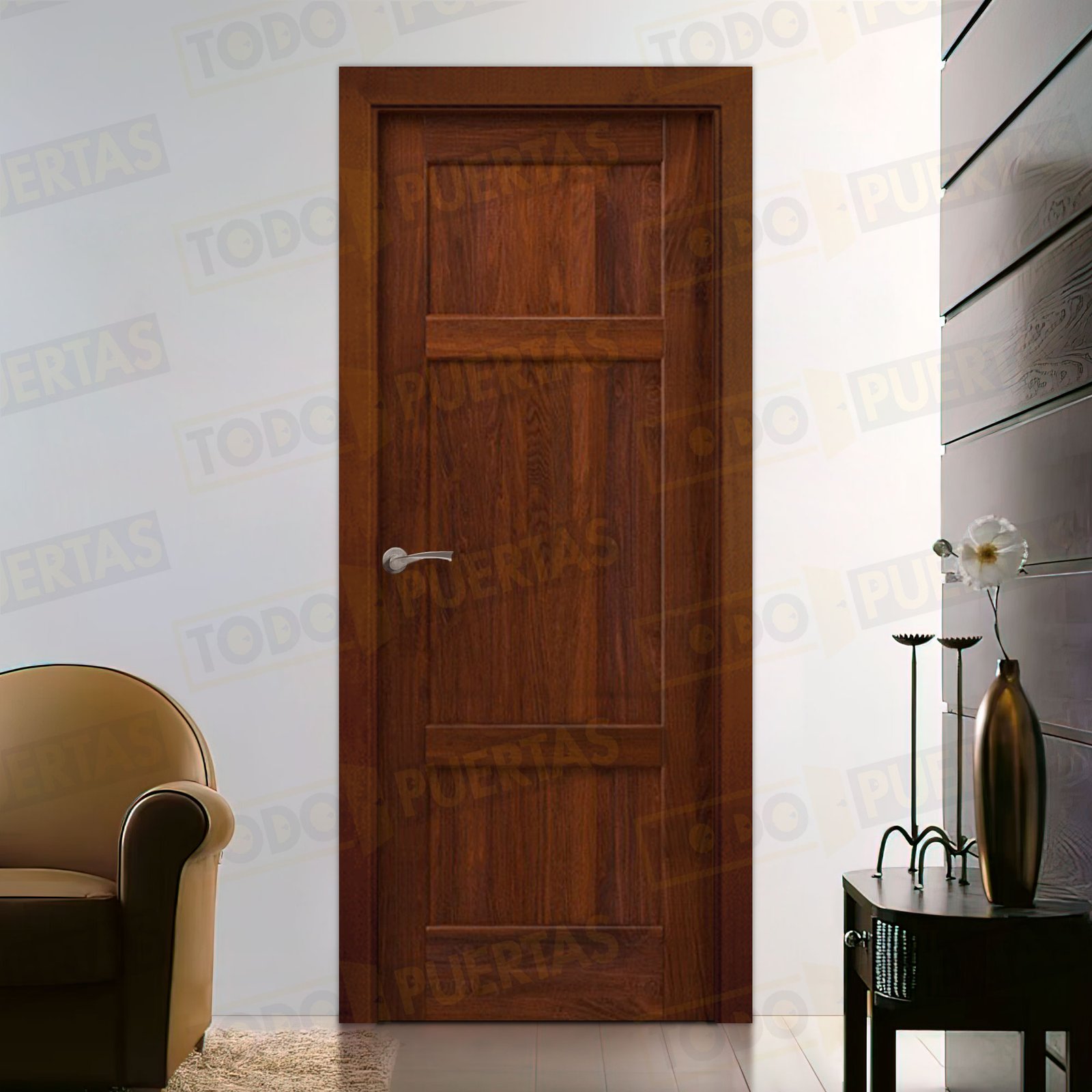 Puerta Block Madera Maciza Mod. Alabama