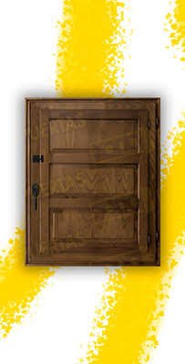 Ventana de Madera Natural de Pino Mod. Huesca V1 3C Teñida